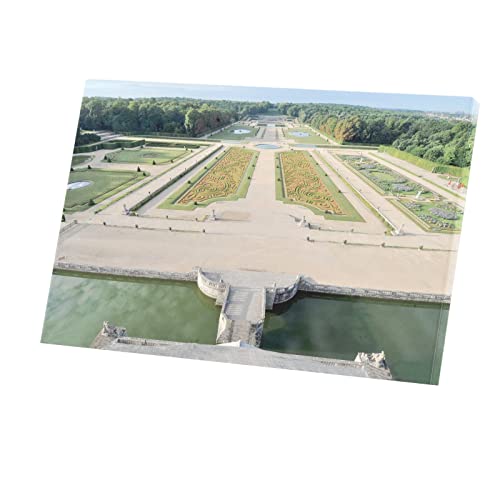 Toile Imprimée Jardin à la Française Vaux-le-Vicomte 46x30