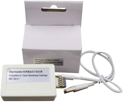 MC-30 MC-31 Maintenance Box Chip Resetter Compatible with Pro1000 Pro4000 TX-3100 TX-3000 TX-4100 TX-4000 200 300 TA-20 TA-30 Printers and Similar Models