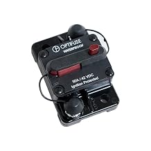 Nitrous Express Circuit Breaker, Surface Mount, Manual Reset, 50A, 42 VDC