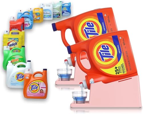 TidyFriend Laundry Detergent Holder Stand with Drip Tray