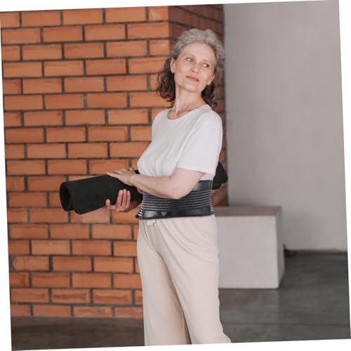 Faja lumbar autocalentable para hombre y mujer color negro miniatura 4