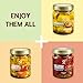 Gusta Pepper Compote in Olive Oil on a Bed of Spices - Made in Italy - Organic Bell Peppers Glass Jar with Extra Virgin Olive Oil - Non-GMO, All Natural - Perfect Snack - 9.88oz Glass Jar