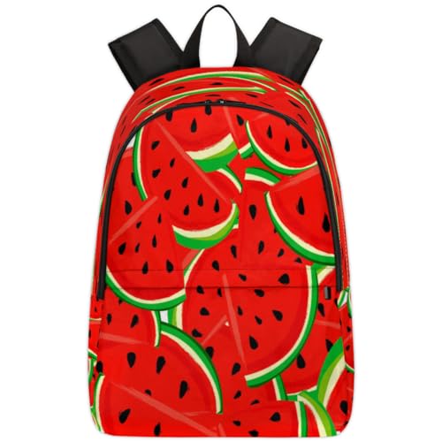 Sac à dos d'école pastèque 17.4 L pour les sorties et le collège