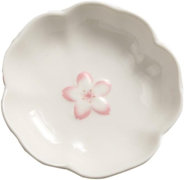 Ceramic Tableware for Home Use with Dips and Saucers Vinegar Dishes and Small Plates