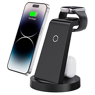UPC 726634632508 product image for 3 in 1 Charging Station for iPhone, Wireless Charger for iPhone 14 13 12 11 X Pr | upcitemdb.com