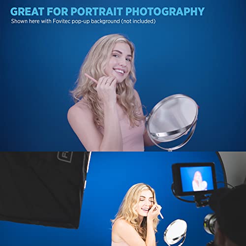 Fovitec 7'6" Spring Cushioned Collapsible Background Stand Kit With Clip For Pop Up Backdrops, Chroma Key Green Screens, And Foldable Disc Reflectors #TOP4