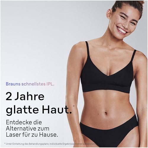 Braun Smart IPL 7 Skin i·expert – IPL Geräte Haarentfernung, Dauerhafte und Schmerzfreie Haarentfernung für Zuhause – inkl. Gratis App, Etui, Venus Rasierer, 4 smarte Aufsätze – PL7387, Weiß/Rosegold