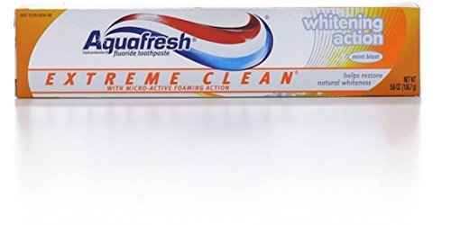 Aqua Fresh Extm White 5.6 Size 5.6z Aquafresh Extreme Clean Whitening Mint Toothpaste