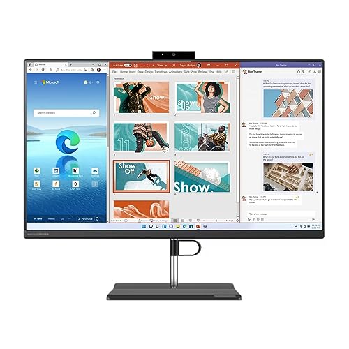 Masterpiece Lenovo Newest All-in-one Desktop Computer, 21.5" FHD IPS Display, 16GB RAM, 256GB Storage, Intel Dual-Core Processor, Wi-Fi, Webcam, DVD-RW, HDMI, Mouse and Keyboard, Windows 11... - Image 3