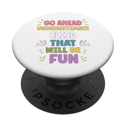 Elisa Personalized Women's Gift Custom Elisa PopSockets Adhesive PopGrip