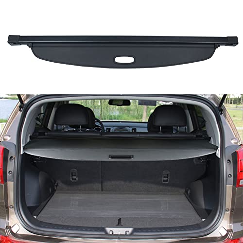 BOPARAUTO Cargo Cover for Kia Sportage 2011 2012 2013 2014 2015 2016 Accessories Rear Black Trunk Shade Luggage Security Cover