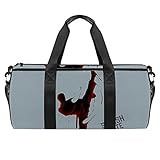 Xingruyun Sporttasche Kinder Spritzer Karate Kick Badetasche Gym Tasche Schwimmtasche Schultertaschen Reisetasche Urlaubstasche Fitnesstasche Für Mädchen Jungen 45x23x23cm