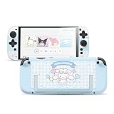 Kuitmor Switch 2 Switchカバー switch2対応 スイッチ2025 スイッチ2カバー PC製 joy con 保護カバー 分体式 全面保護 薄型 傷防止 汚れ防止 対応耐衝撃 取り外し簡単 可愛い (ブルー)