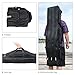 3 Layers Fishing Pole Bag, Portable Fishing Rod and Reel Bag Case Carrier,600D Oxford Tackle Storage Bag Fordable for Outdoor Travel