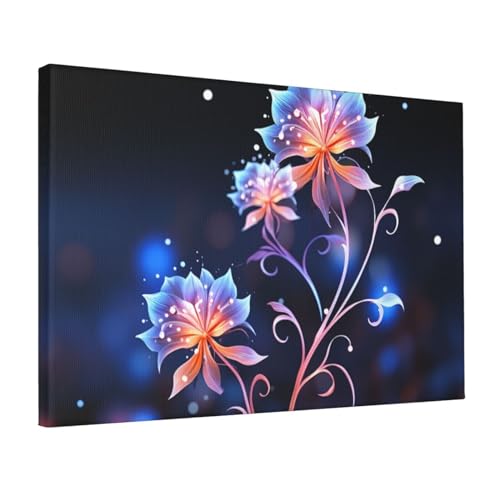 Toile murale fleurs fraîches pour illuminer votre chambre à coucher