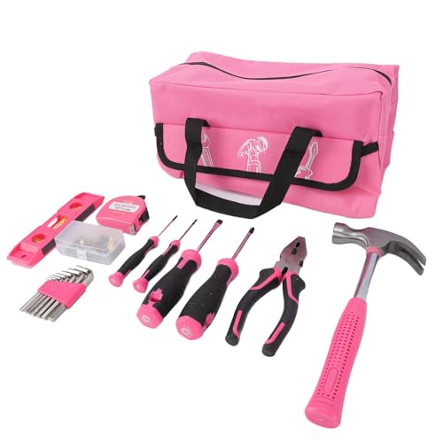 Juego de Herramientas Fafeicy 18 piezas en Estuche Rosa