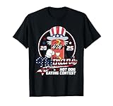Nathan’s Famous Hot Dog Eating Contest 2025 America Flag T-Shirt