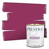 PRESTIGE Paints Interior Paint and Primer In One, 1-Gallon, Semi-Gloss, Comparable Match of Sherwin Williams* Forward Fuchsia*