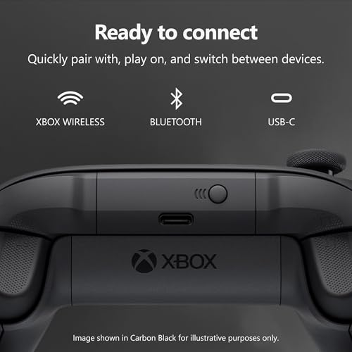 Image of Xbox Wireless Gaming Controller | Storm Breaker Special Edition | Console, PC, and Cloud Devices | Textured Grip | Wireless, Bluetooth, USB-C Connectivity