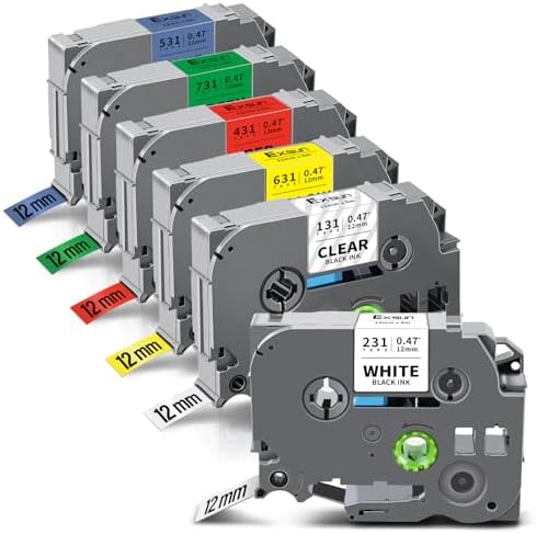 Compatible Cintas TZe-231 TZe-131 TZe-431 TZe-531 TZe-631 TZe-731...