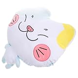HEMOTON 1 Pc edredón Almohada Dibujos Animados Gatito Travel Pillow Blanket Summer Blanket Home Decor Juguetes Colcha arrojar la Almohada Calentadores Manos Felpa Simple Manta