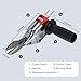 VLOXO Drill Metal Shear Attachment, Shear Metal Cutter with 360-Degree Pivoting Head Cordless Electric Drill Attachment Professional Metal Cutting Tool for Cuts Iron Sheet Aluminum and Copper