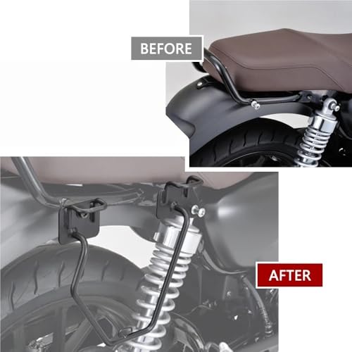 Accessoires moto : support selle et porte-bagages rigide pour GB350 - 5