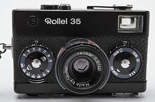Rollei 35 Sucherkamera Kamera m. Carl Zeiss Tessar 3.5 40mm 40 mm Optik Schwarz