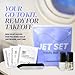 LONDONTOWN Jet Set Travel Nail Kit – Mini Nail Concealer, Cuticle Oil, Remover Pads & Glass File for Healthy, Polished Nails On the Go, No Base or Top Coat Needed