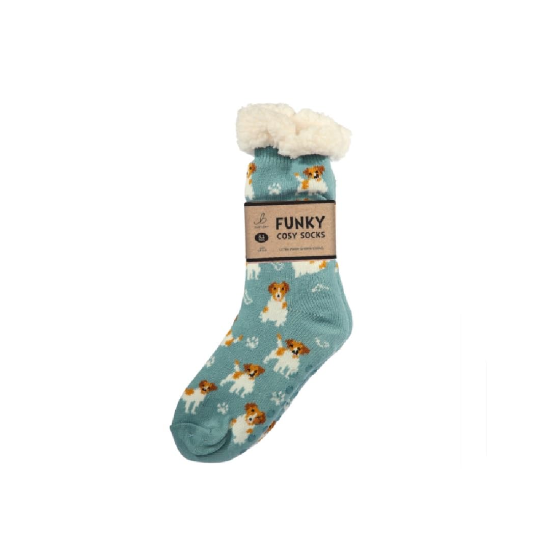 Bartleby Sherpa Socks - Jack Russell