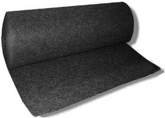 Smooth Black Speaker Cabinet Type Carpet 48-in x 150-ft roll