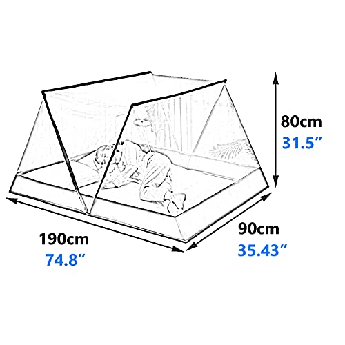 Moustiquaire de voyage portable extérieure pour nuits d'été - 3
