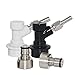 LUCKEG BF KMKCA-BLCP-CS Ball Lock Adapte keg coupler, 5/16, Silver