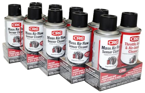 CRC 05111 Twin Pack of Mass Air Flow Sensor Cleaner and Throttle Body & Air Intake Cleaner (5 Twin Packs)