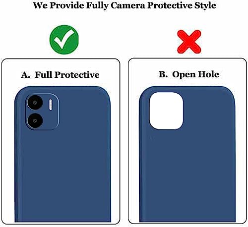 Image of A rtistque Back Cover Case for Mi Redmi A2 / A1 with Camera Protection | Shockproof TPU | Stylish Protective Design | Slim Fit | Ultra Matte | Mi Redmi A2 / A1 Back Cover - Blue