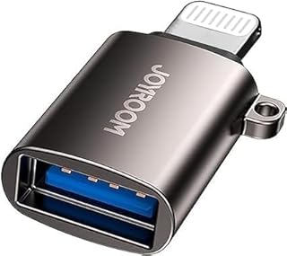 محول Otg ذكر إلى USB أنثى متوافق مع نظام IOS - لون أسود USB الي L