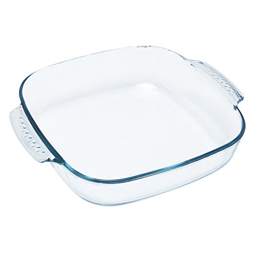 Pyrex Classic Tegame Quadrato, Vetro, Trasparente