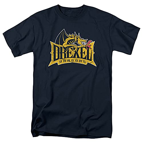 Drexel University Official Distressed Primary Logo, Drexel University, 2XL