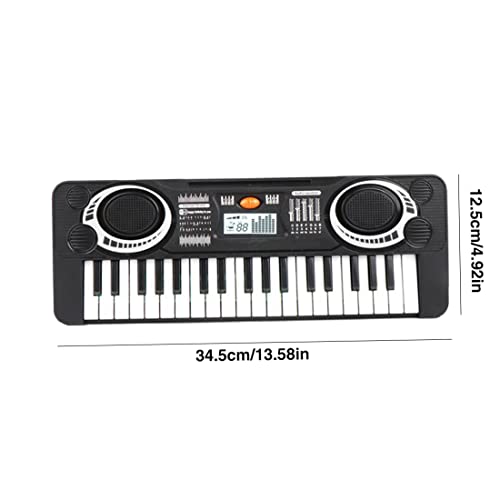 Runfon Clavier de Piano, Kids Electronic Clavier Piano 37 Touches Clavier numérique Instrument de Musique pour garçons… - Les Beatles, Paul McCartney, John Lennon, RIngo Starr, George Harrison Runfon Clavier de Piano, Kids Electronic Clavier Piano 37 Touches Clavier numérique Instrument de Musique pour garçons… – Image 3