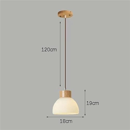 Miniatura 4 de Lámpara de madera maciza para plantas, lámpara de araña ajustable para interiores, sala de estar, comedor y entrada por Cambrio (7.1 in)