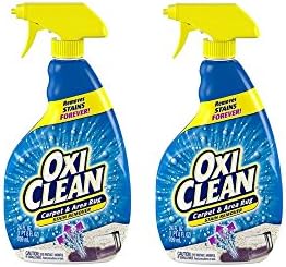 OxiClean Carpet & Area Rug Stain Remover Spray, 24 Ounce 2 Pack