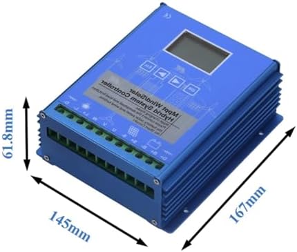 10000W Renewable Energy Controller for Off-Grid Solar & Wind Hybrid Systems, 12V-10000W, Universal Charge Controller for Efficient Energy Management
