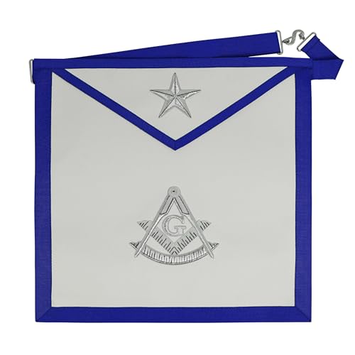MASONIC HUB Authentic LONE STAR Texas Past Master Lambskin Apron Embodying Craftsmanship and Heritage (Lambskin)