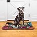 KJIZMO Leopard Dog Bed Mat, Soft Comfortable Warm Crate Pad with Anti-Slip Bottom, Machine Washable Pet Mattress for Pets Sleeping for Large Medium Dogs & Cats 36x24in