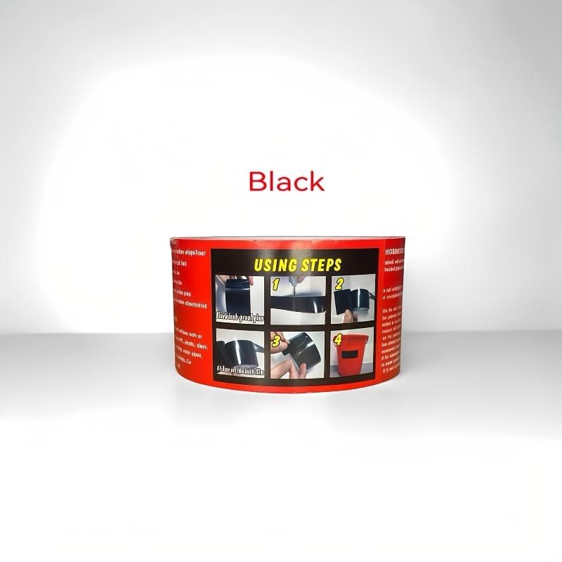 Leak-Proof Tape for Indoor and Outdoor Use, Perfectly Compatible with Home, RV, Roof, Pipes, Pools Waterproof Sealing and Repair Tape