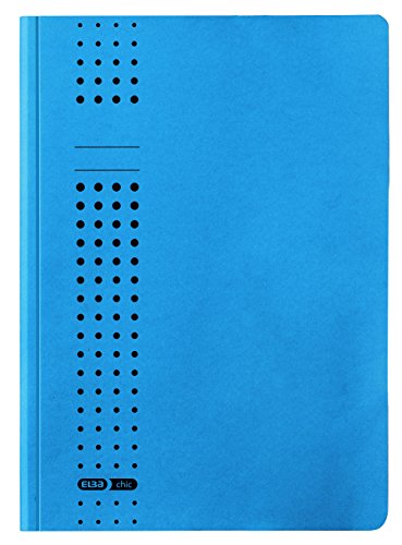 Pochettes en carton bleu 320g recyclé Elba format A4