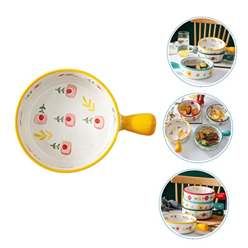 Cabilock Rice Ramekins Brownie Dinner Fruit Food Snacks All Cereal Cute Snack Single Dips Beef Dish With Household Baking Milk Handles Handle Porcelain Dessert Glass Saucepan Crock Onion #TOP3