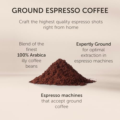illy Ground Espresso Dark Roast 8.8 oz (250g)