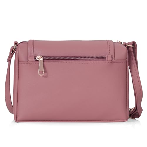 Image of J I ACCESSORIES Women's Stylish Crossbody Sling Bag - Elegant PU Leather Small Shoulder Purse with Adjustable Strap - Casual & Travel Handbag