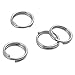 Metal Split Rings, 500 Pieces 6 mm Double Loop Jump Rings Round Small Key Chain Rings Connector for DIY Jewelry Making Findings - Silver